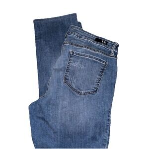 Kut from the Kloth Blue Boyfriend Jeans size 12, generous fit, very flattering